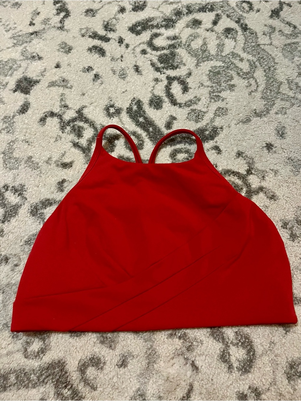 lululemon athletica Red Strappy Sports Bra